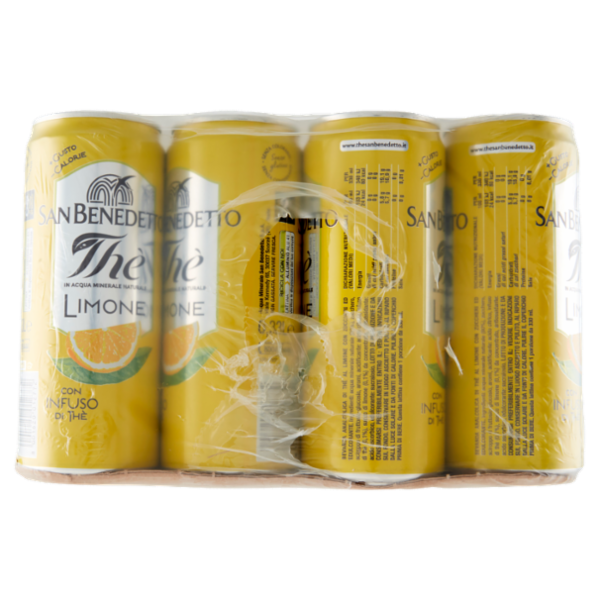 San Benedetto Thè Limone lattina sleek 24 x 0,33 L