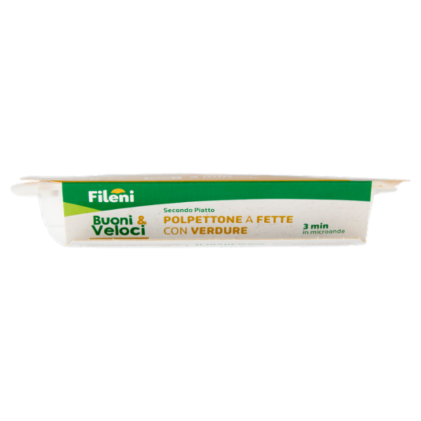 Fileni Buoni & Veloci Secondo Piatto Polpettone a Fette con Verdure 220 g