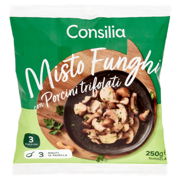 Consilia Misto Funghi con Porcini Trifolati Surgelato 250 g