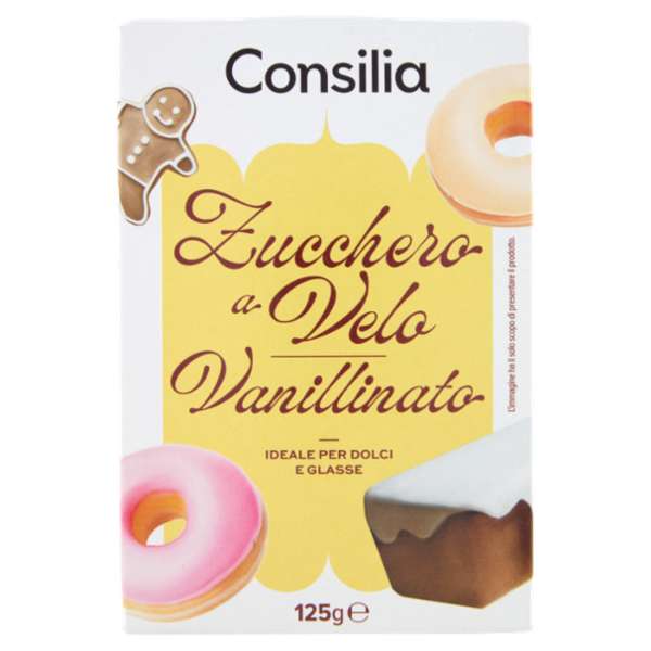 Consilia Zucchero a Velo Vanillinato 125 g