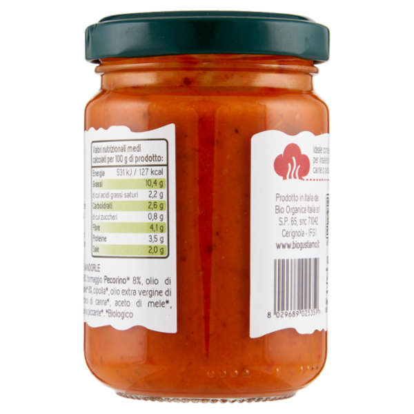 Bio Gustiamo il Pesto di peperoni e mandorle 130 g