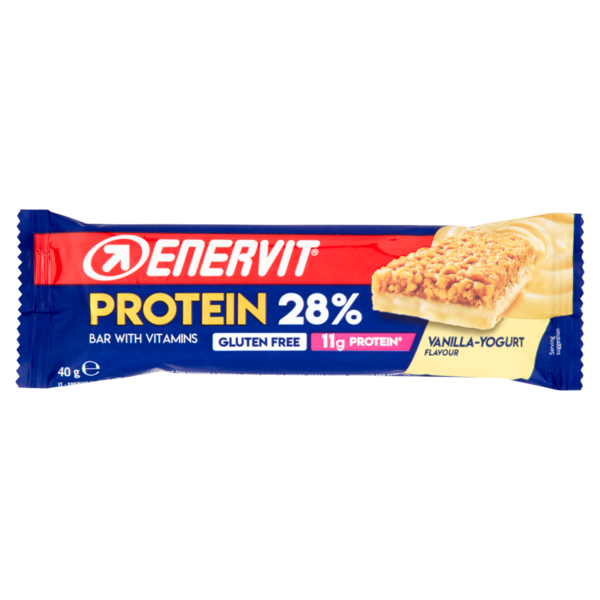 Enervit Protein 28% Bar with Vitamins Vanilla-Yogurt Flavour 40 g