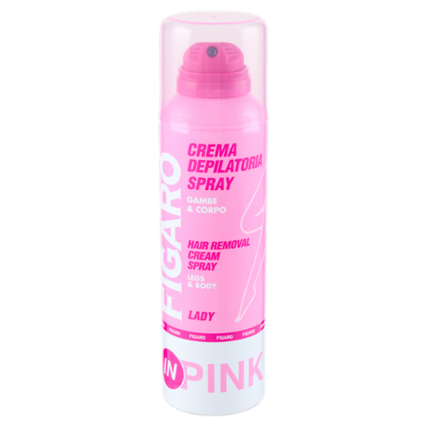 Figaro Lady InPink Crema Depilatoria Spray Gambe & Corpo 200 ml