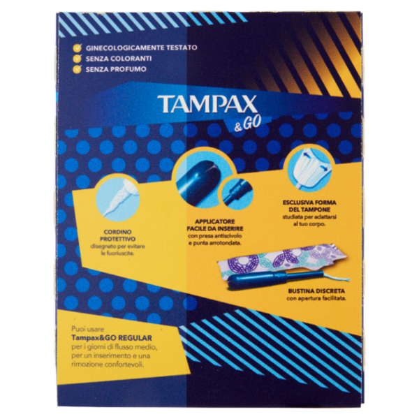 Tampax & Go Regular 18 pz