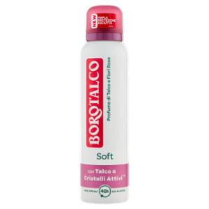 Borotalco Profumo Di Talco e Fiori Rosa Soft Deo Spray 150 Ml