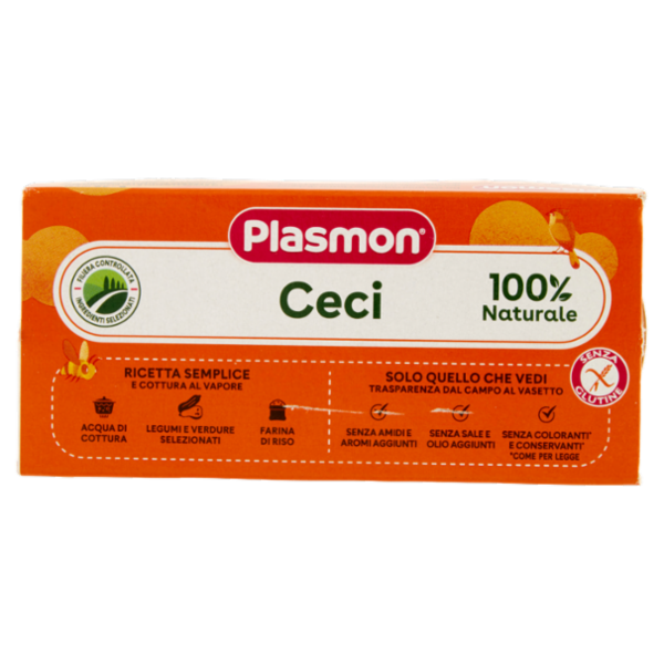 Plasmon Omogeneizzato Ceci con zucca 2 x 80 g