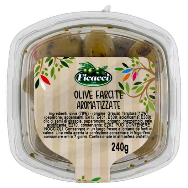 Ficacci Olive Farcite Aromatizzate 240 g