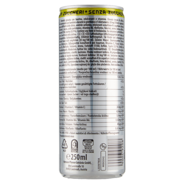 Energia Power Drink Zero 250 ml