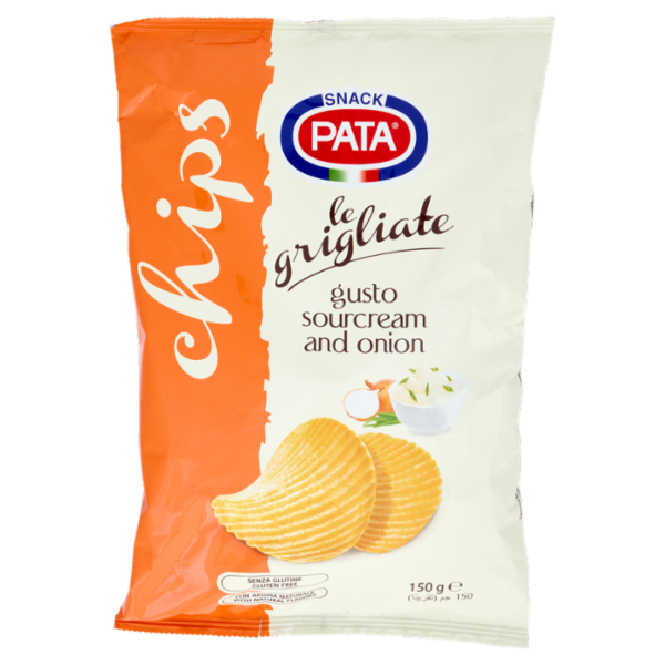 Pata chips le grigliate gusto sour cream and onion 150 g