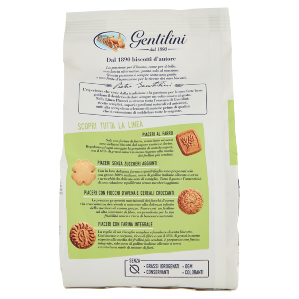 Gentilini Piaceri con fiocchi d'avena e cereali croccanti 330 g