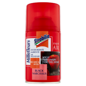 Strabilia Millefleurs Deodorante Ambiente Black Narcissus Ricarica 250 Ml