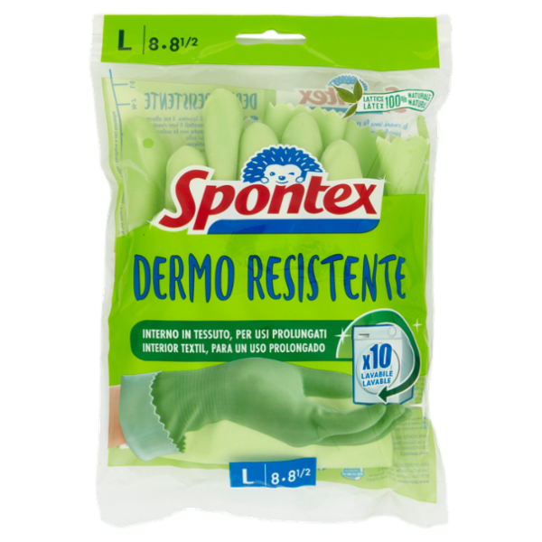 Spontex Guanti Casalinghi Dermo Resistente Taglia L