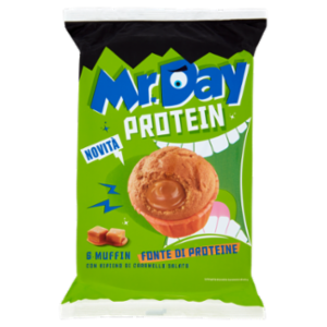 Mr.Day Protein 6 Muffin Con Ripieno Di Caramello Salato 6 x 42 g
