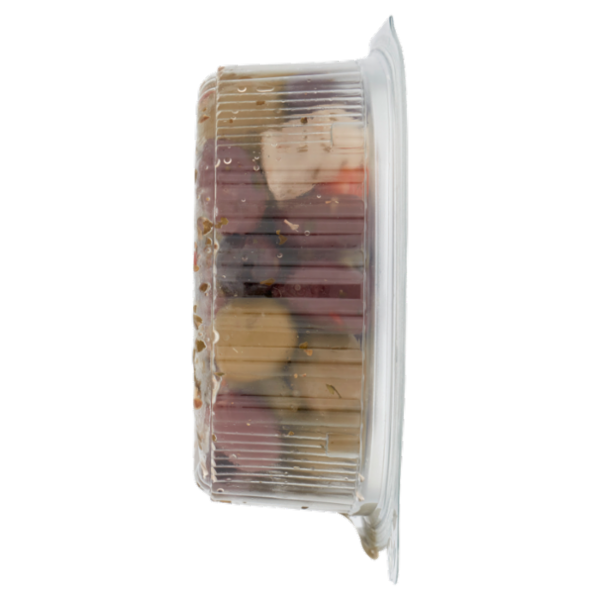 Assaggi e paesaggi Olive Verdi e Nere Denocciolate Condite con Ortaggi e Funghi 200 g