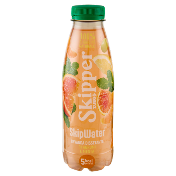 Zuegg Skipper SkipWater Bevanda Dissetante di Agrumi e Menta 500 ml