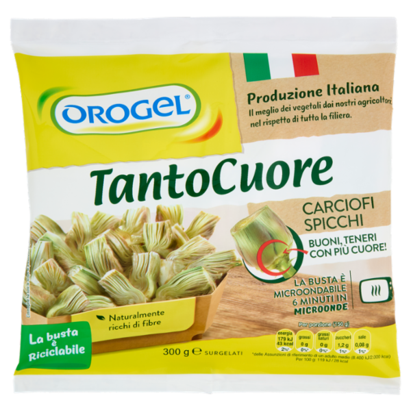 Orogel TantoCuore Carciofi Spicchi Surgelati 300 g