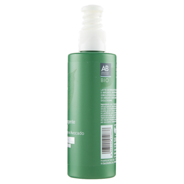 Armonia & Benessere Latte Detergente Delicato Bio con Oli di Argan e Avocado 200 ml