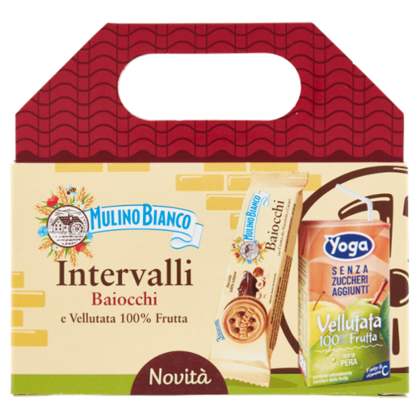 Mulino Bianco Intervalli - Kit Baiocchi e Vellutata Yoga 158g