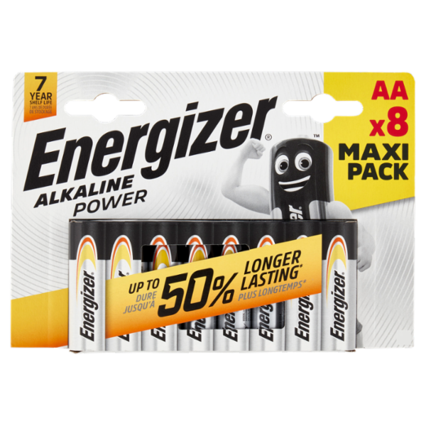 Energizer Alkaline Power AA 8 pz