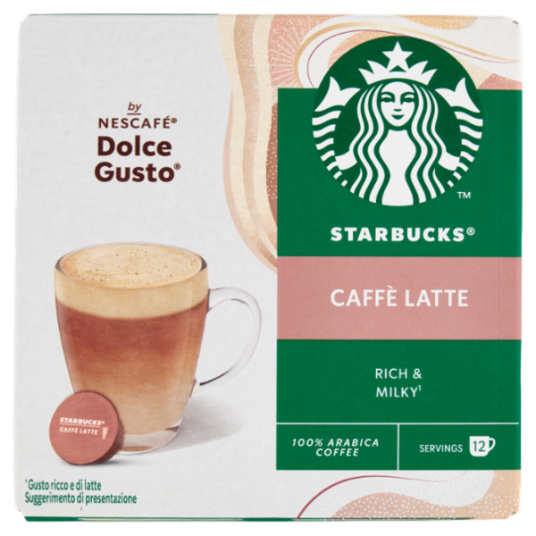 STARBUCKS Caffè Latte by Nescafé Dolce Gusto 12 Capsule 121,2g