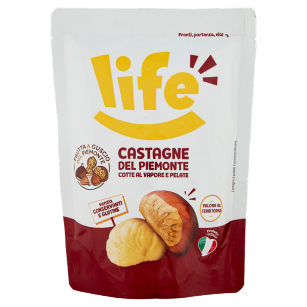 life Castagne del Piemonte Cotte al Vapore e Pelate 125 g
