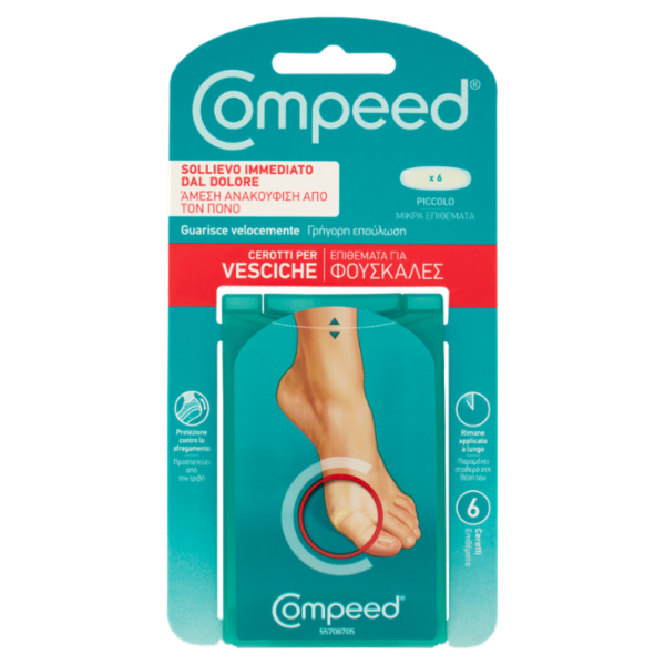 Compeed Cerotti per Vesciche Piccolo 6 pz