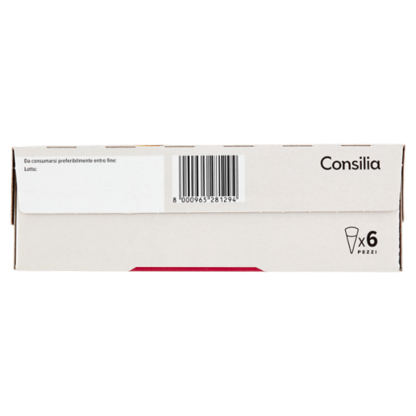 Consilia 6 Coni di Gelato Panna e Amarena 450 g