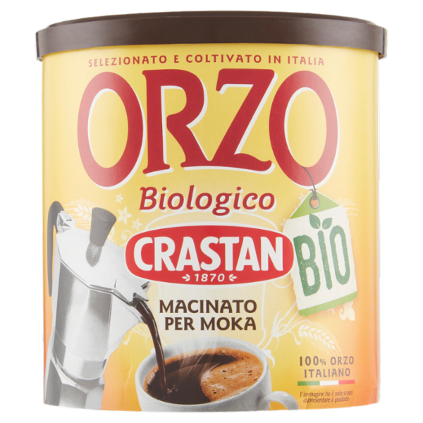 Crastan Bio Orzo Biologico Macinato per Moka 400 g