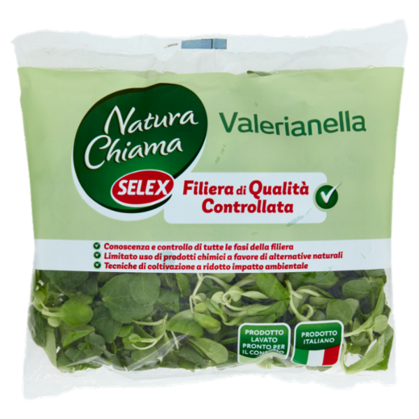 Selex Natura Chiama Valerianella Lavata e Pronta per il Consumo 80 g