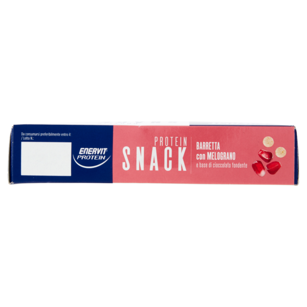 Enervit Protein 100% Vegetale Protein Snack Barretta con Melograno 8 x 25 g