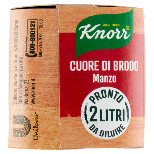 Knorr Cuore di Brodo Manzo 4 x 28 g