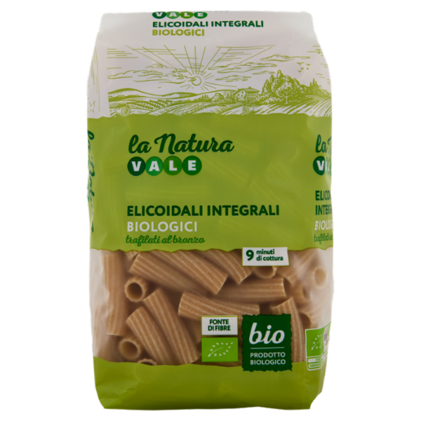 Vale La Natura Pasta di Semola Integrale Elicoidali Biologici 500 g