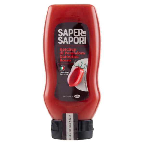 Selex Saper di Sapori Ketchup di Pomodoro Datterino Rosso 200 g