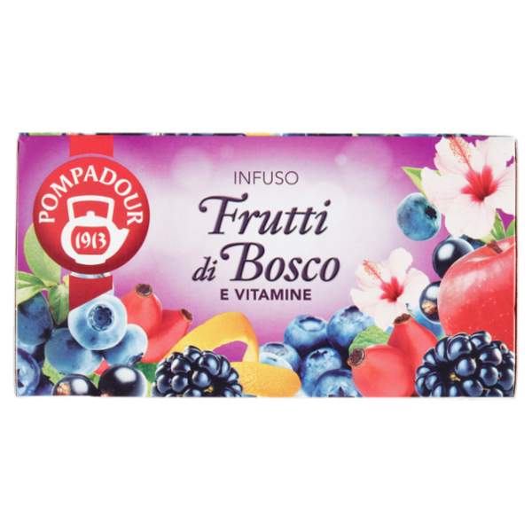 Pompadour Infuso Frutti di Bosco e Vitamine bustine 20 x 3 g