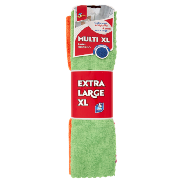 Super5 Multi XL Panni Multiuso 4 pz