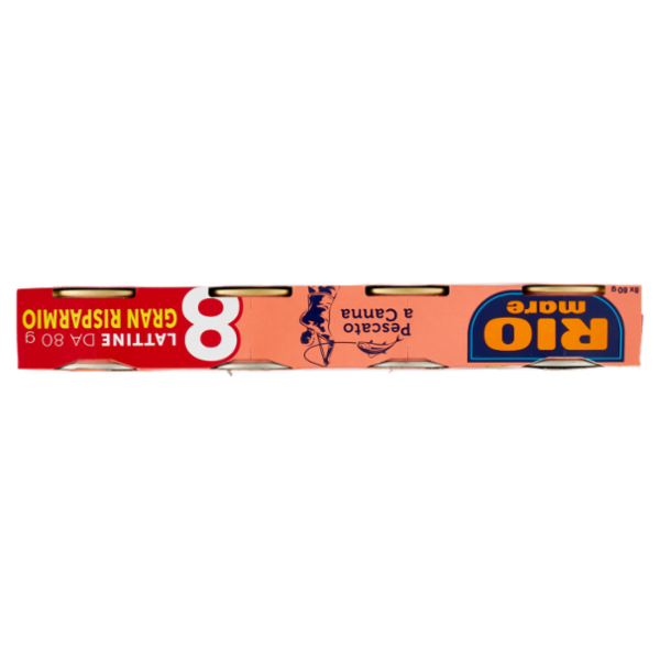 Rio mare Tonno all'Olio di Oliva Pescato a Canna 8 x 80 g
