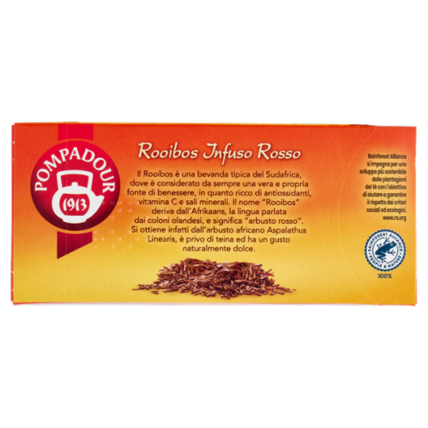 Pompadour Rooibos Infuso Rosso 20 x 1,75 g