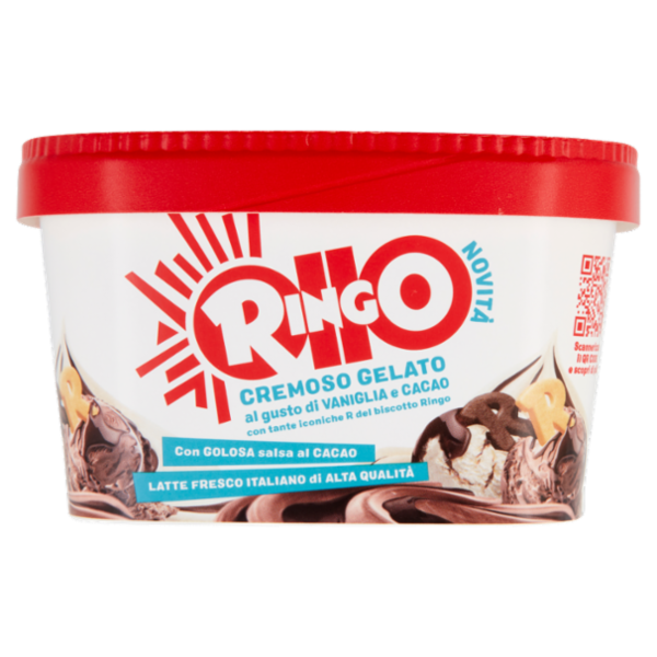 Ringo Cremoso Gelato al gusto di Vaniglia e Cacao 445 g