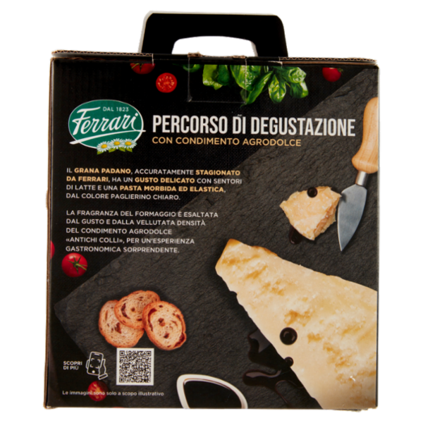 Ferrari Grana Padano DOP 400g con condimento balsamico