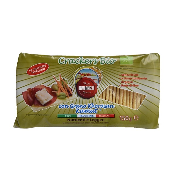 Invernizzi Crackers di Grano Khorosan Kamut 150g