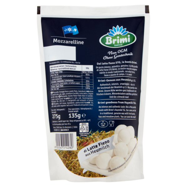 Brimi Mozzarelline di Latte Fieno 135 g