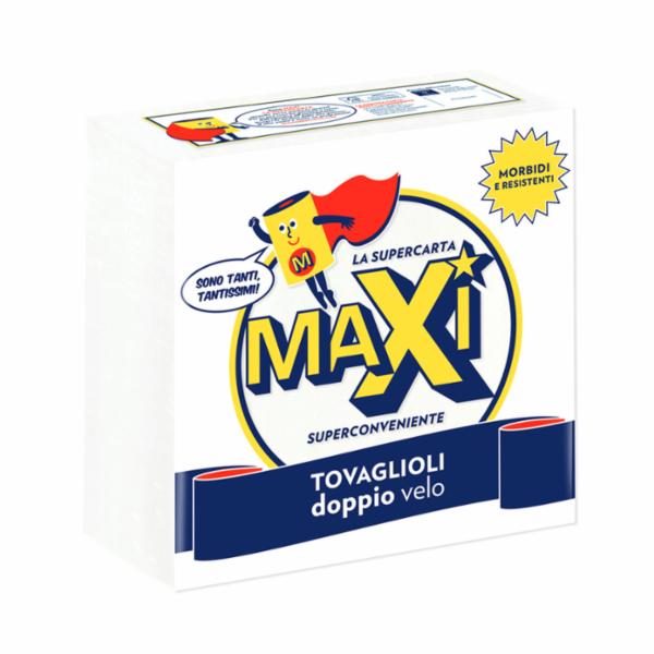 Maxi' Tovaglioli 38x38 Due Veli 70 Pezzi