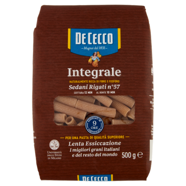 Dececco Integrale Sedani Rigati n°57 500 g