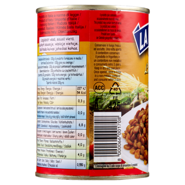 La Palma Lenticchie Lessate 400 g