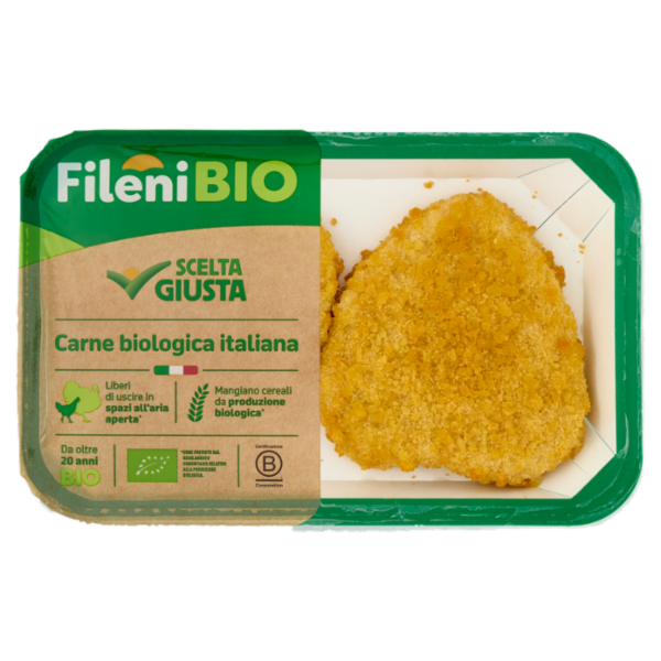 Fileni Bio Cotolette di Petto di Pollo Bio 0,220 kg