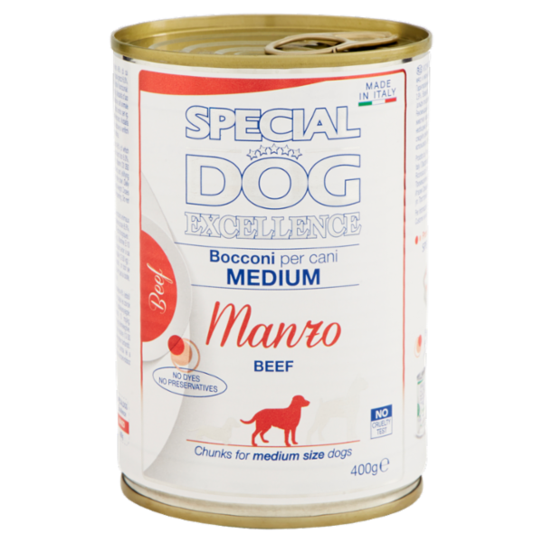 Special Dog Excellence Bocconi per cani Medium Manzo 400 g