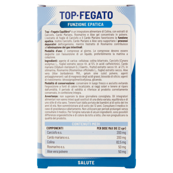 equilibra Top-Fegato Funzione Epatica 30 Compresse 15,6 g
