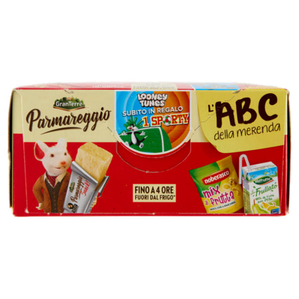 Parmareggio l'ABC della merenda con Parmigiano Reggiano e Frutta Secca