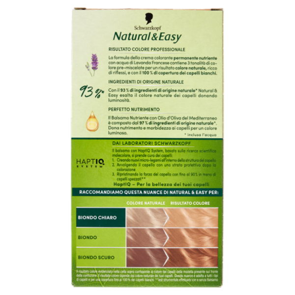 Schwarzkopf Natural&Easy 536 Biondo Dorato Naturale