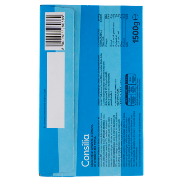 Consilia 20 Ghiaccioli Assortiti 1,5 kg